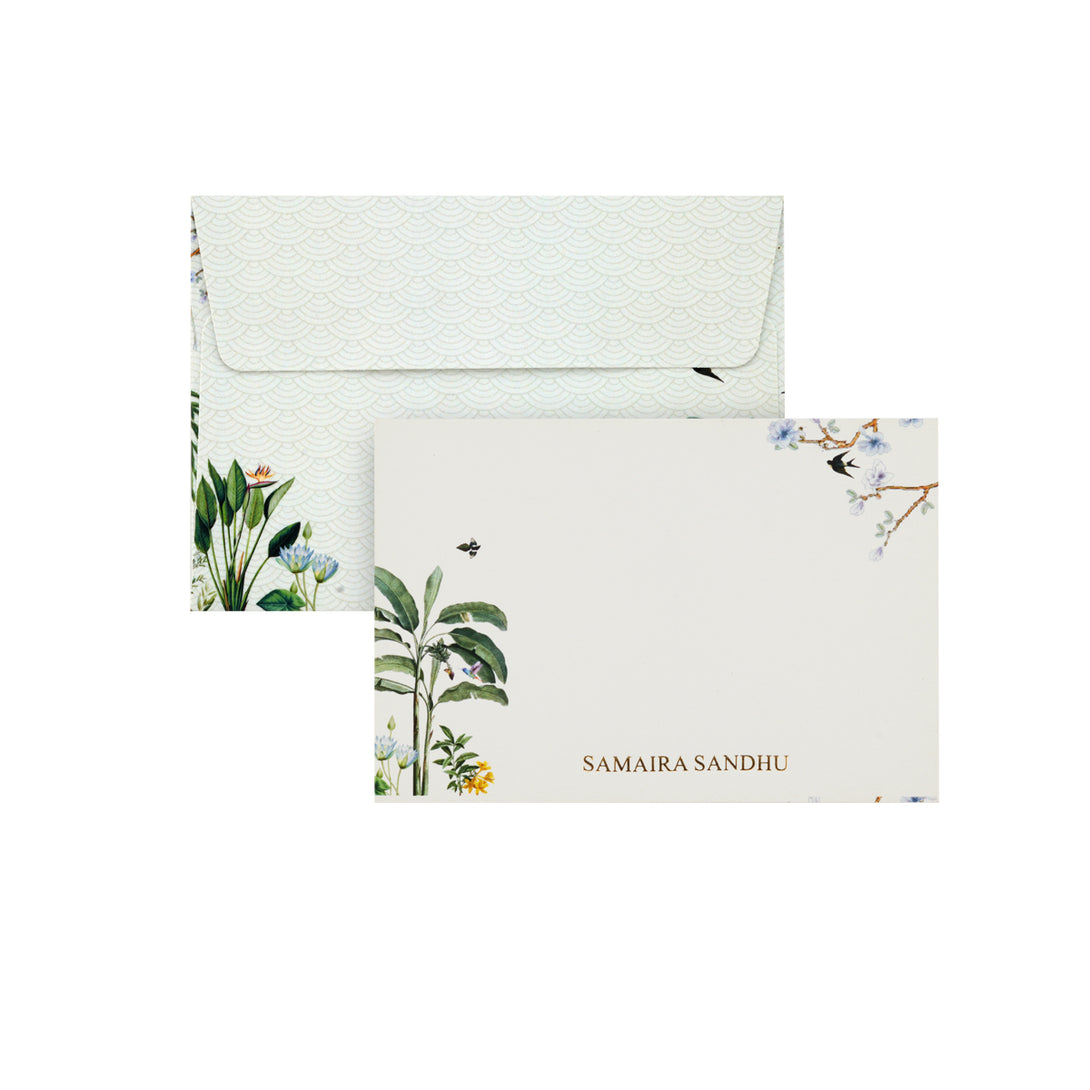 Tropical White Note Card