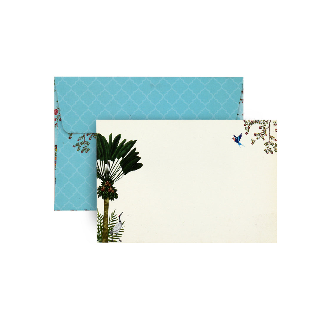 Tropical Blue Note Card