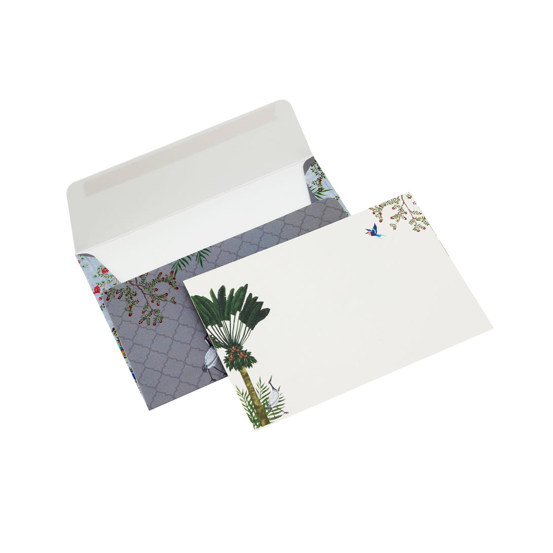 Tropical Grey Note Card