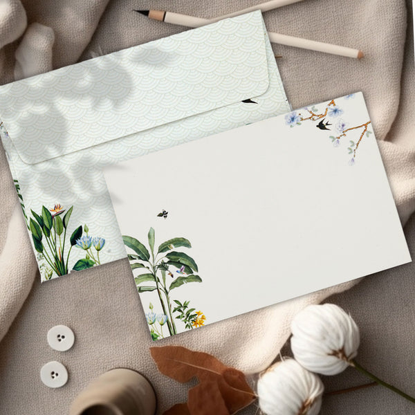 Tropical White Note Card