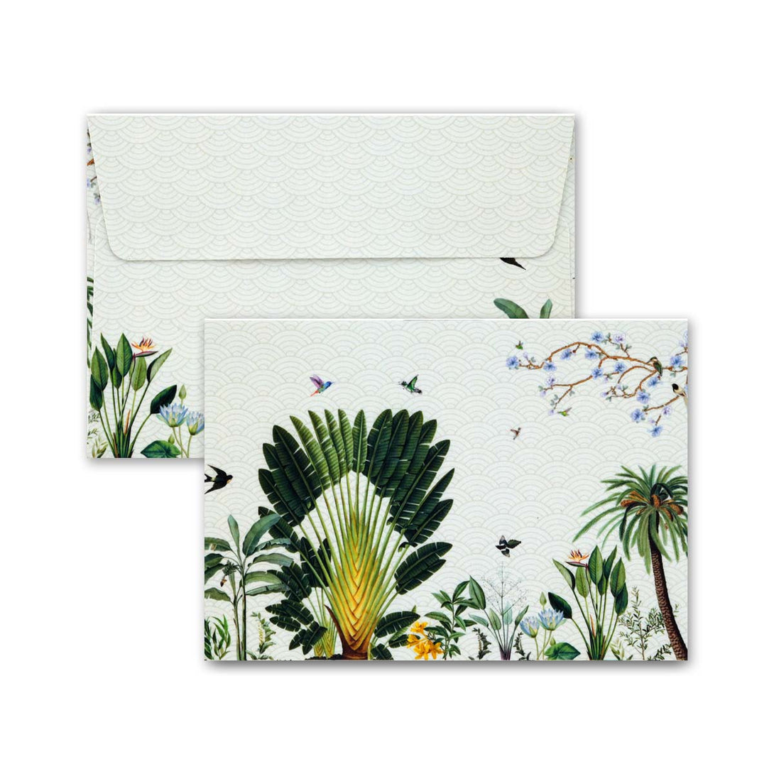 Tropical White Note Card